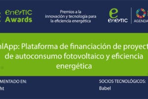 FinlApp: Plataforma de financiación de proyectos de autoconsumo fotovoltaico y eficiencia energética