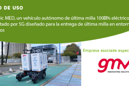 Scoobic MED, un vehículo autónomo de última milla 100 % eléctrico y conectado por 5G diseñado para la entrega de última milla en entornos urbanos